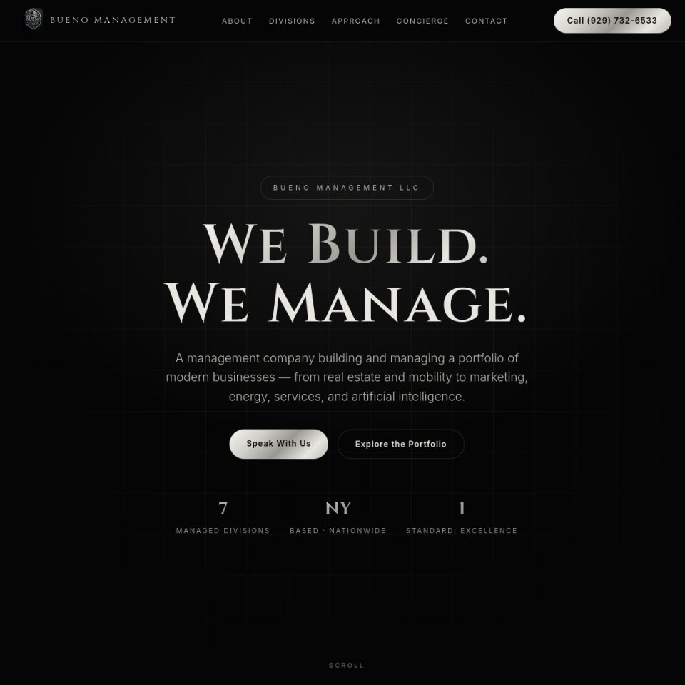 Bueno Management LLC company website