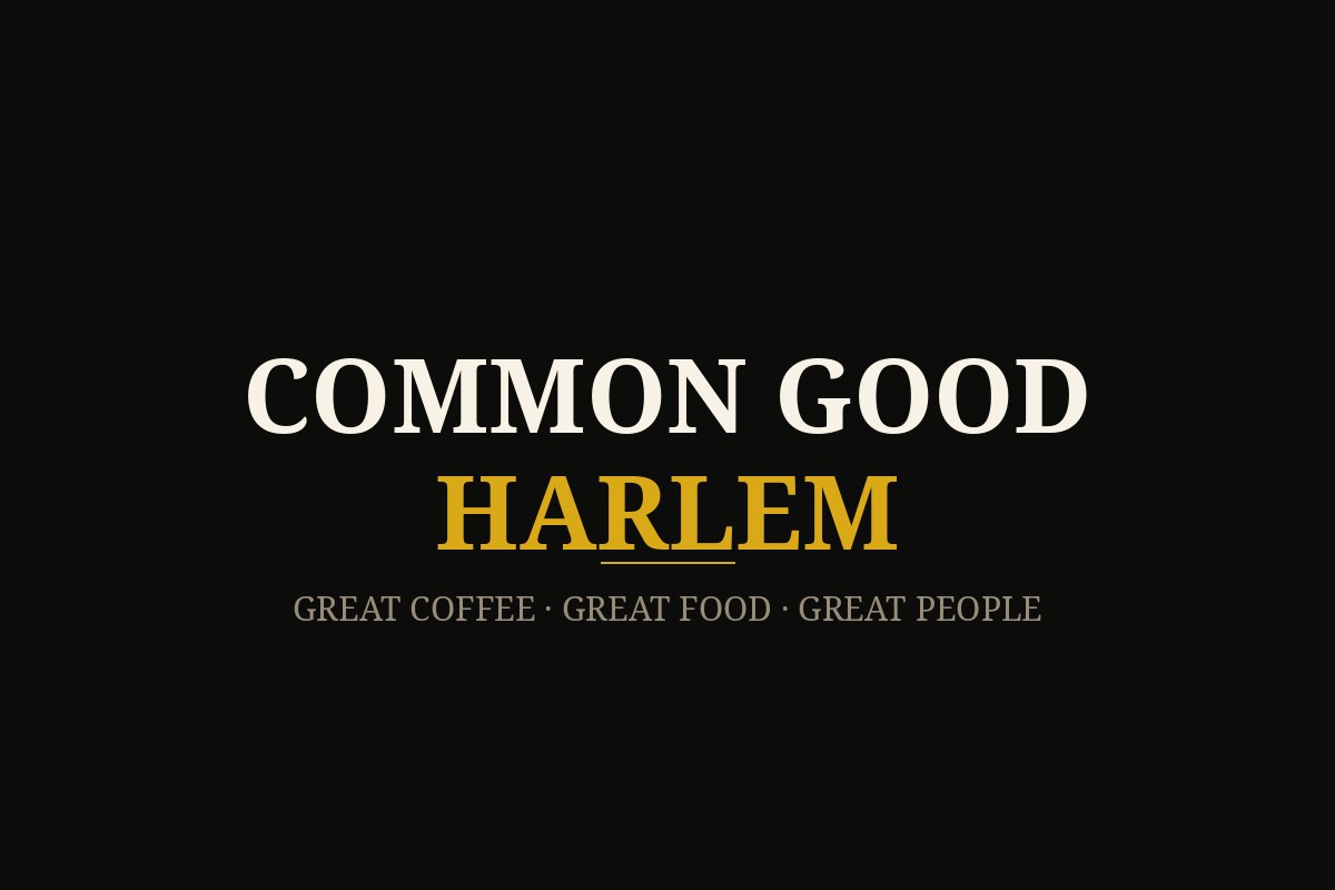 Common Good Harlem logo