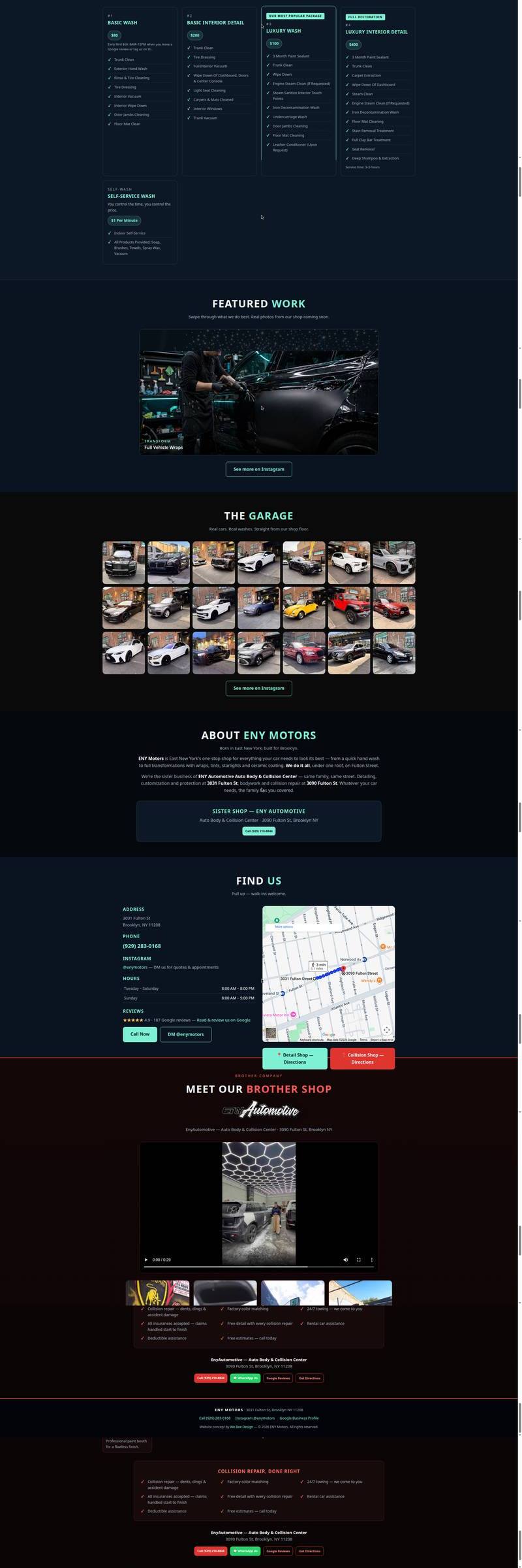 ENY Automotive website