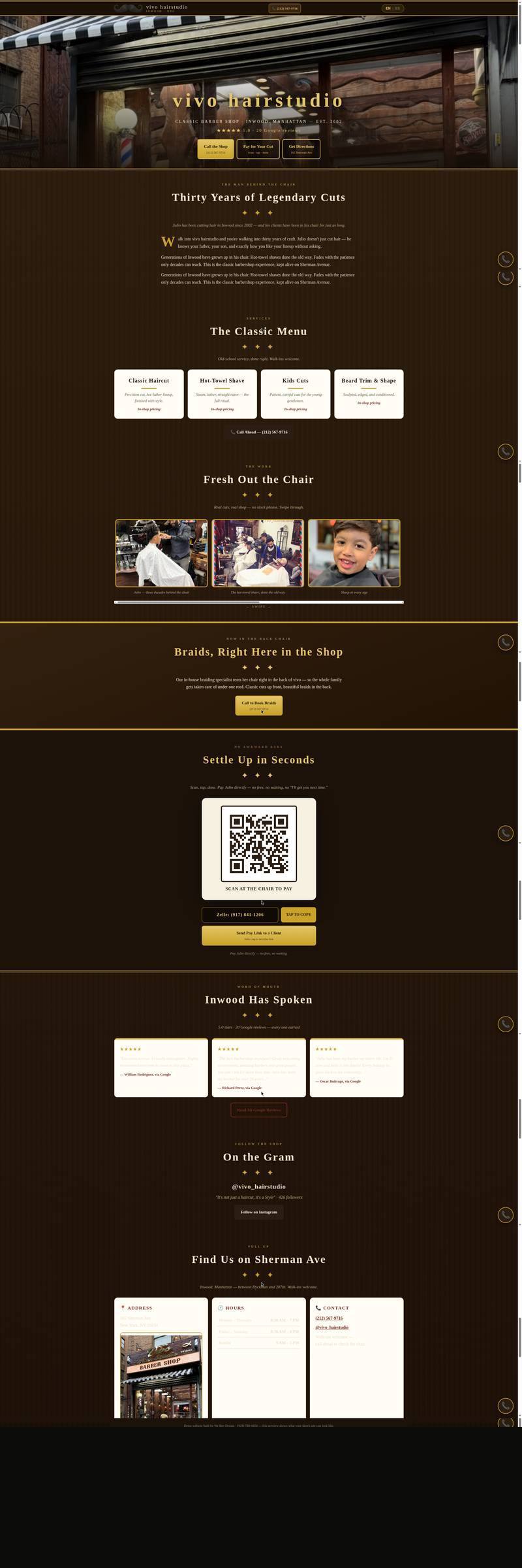 vivo hairstudio website